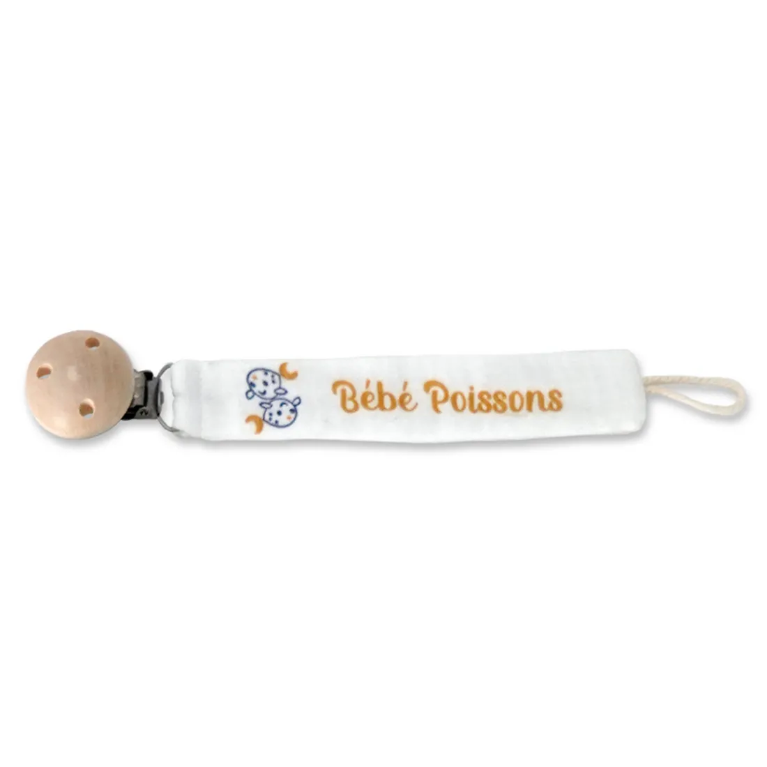 Attache sucette Poissons