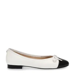 Ballerine en cuir blanc Ellison