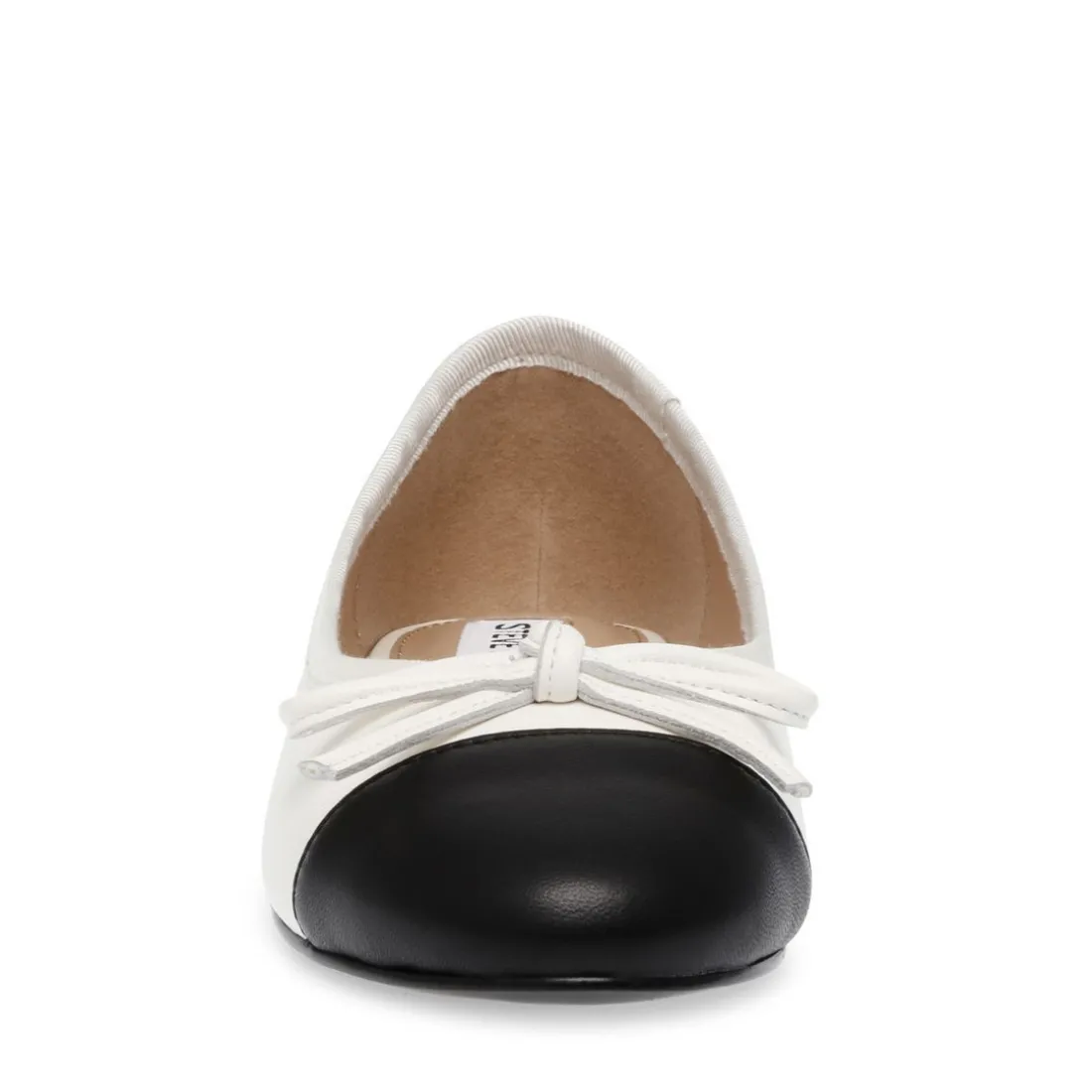 Ballerine en cuir blanc Ellison