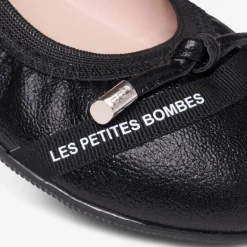 Ballerines noires métal