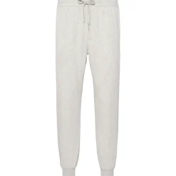 Bas de pyjama style jogging avec élastique Gris en tissu