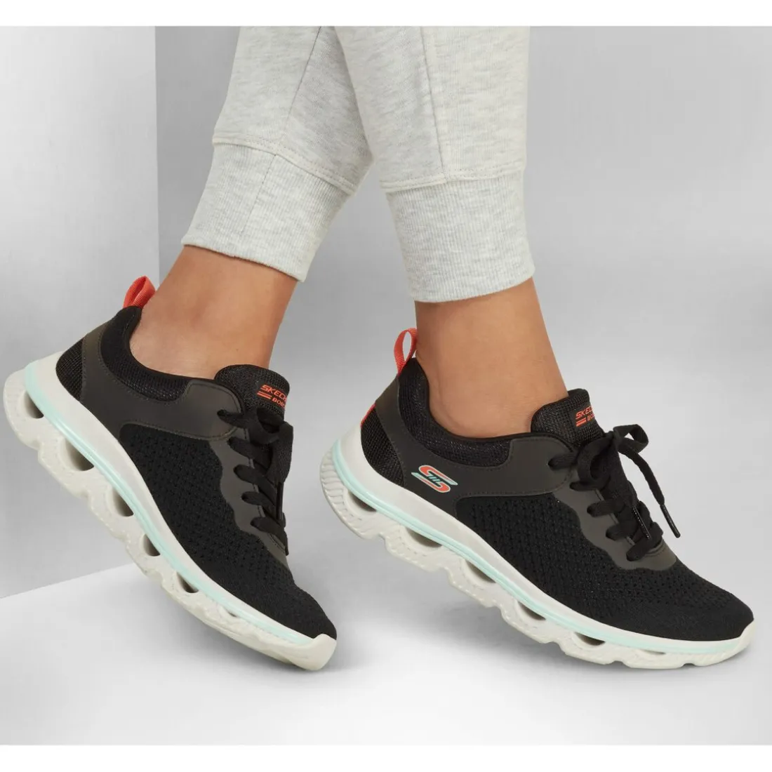 Basket femme ARC WAVES - BOBS STAR noir