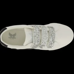 Basket femme CLOVIA blanc et noir