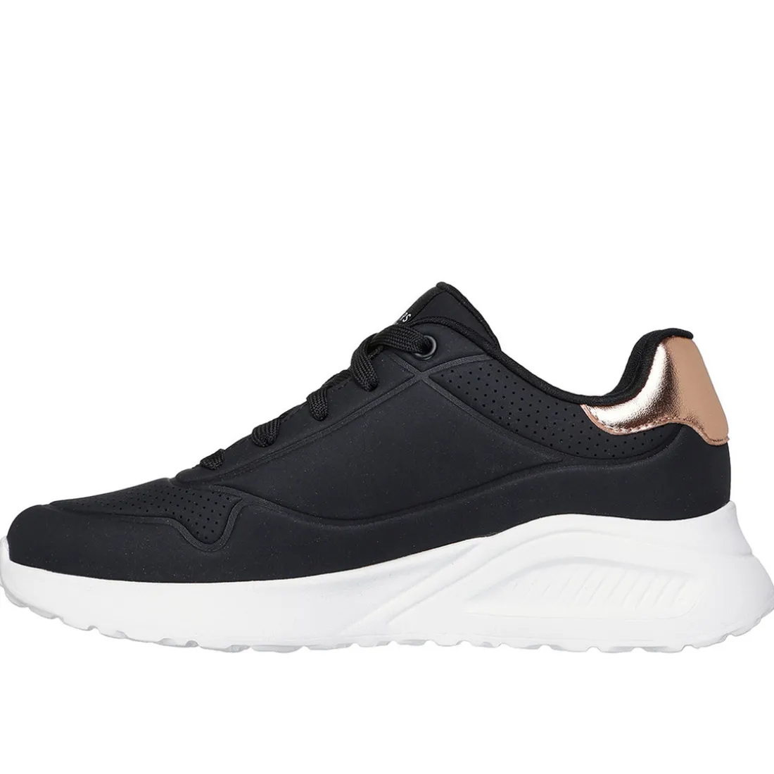 Basket femme Uno lite-Shimmer along Noir