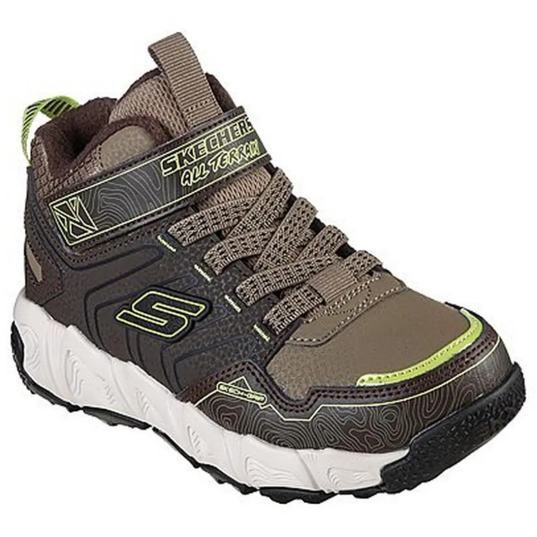 Basket Montante pour Enfant - Velocitrek - Combex - Verte en cuir