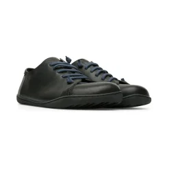Basket Peu noir en cuir