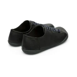 Basket Peu noir en cuir