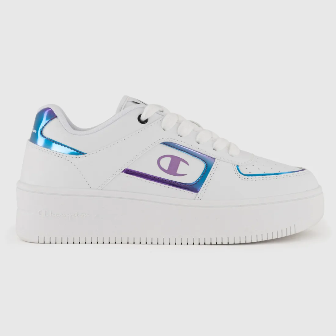 Baskets basses femme - FOUL PLAY PLAT ELEMENT SLICK - Blanc/Bleu