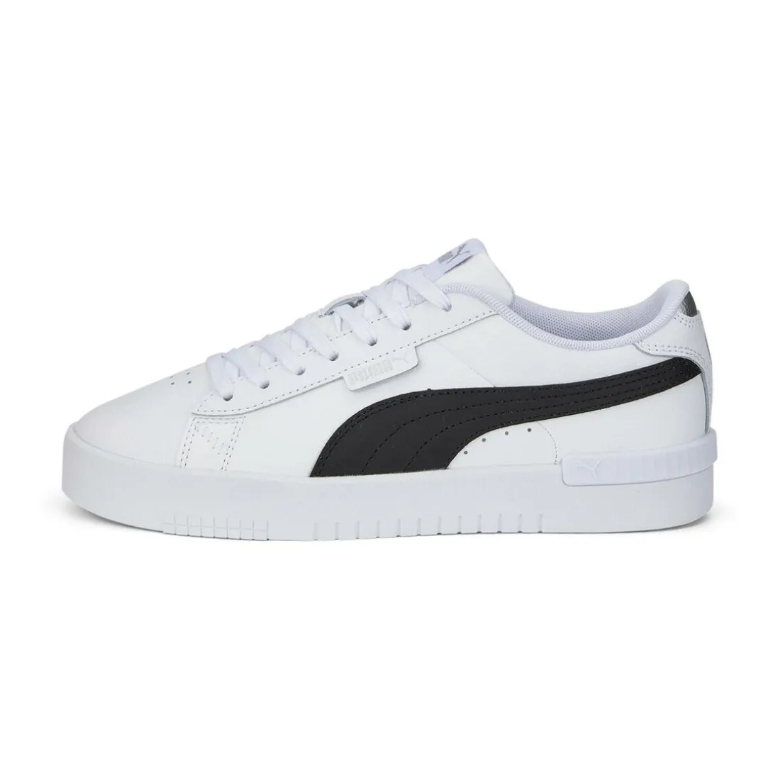 Baskets femme blanc/noir JADA RENEW en cuir