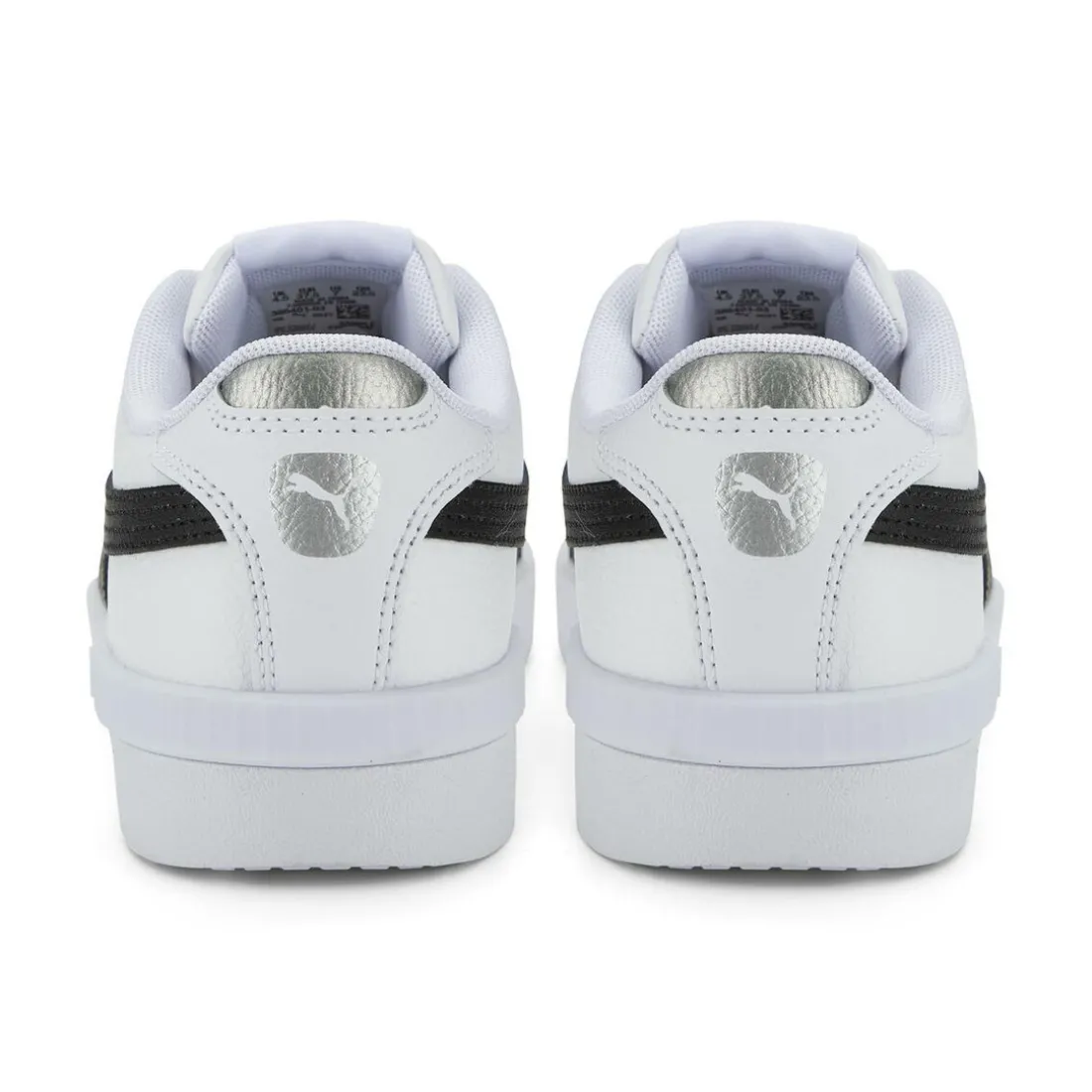 Baskets femme blanc/noir JADA RENEW en cuir