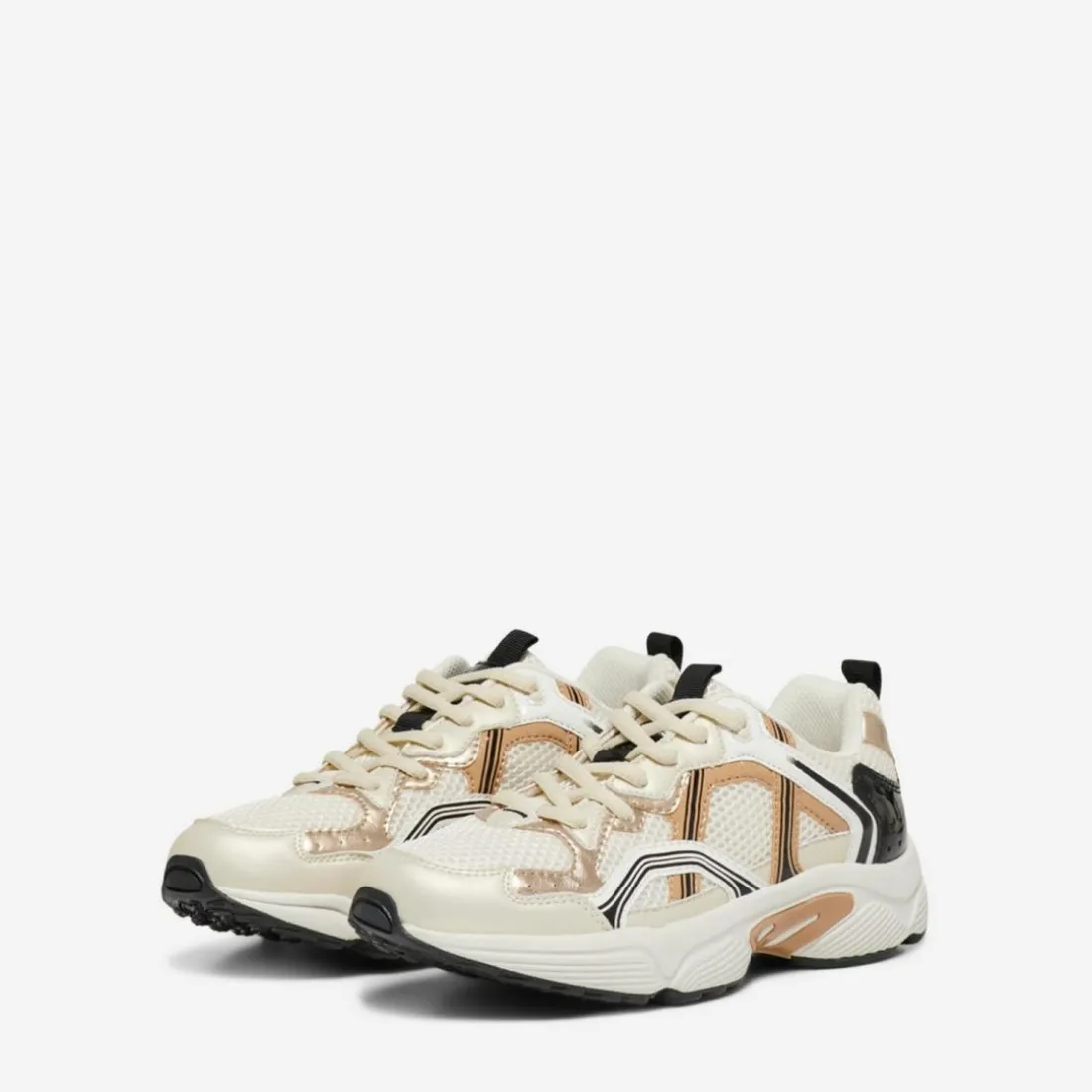 Baskets femme Bout rond beige