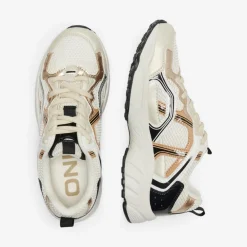Baskets femme Bout rond beige