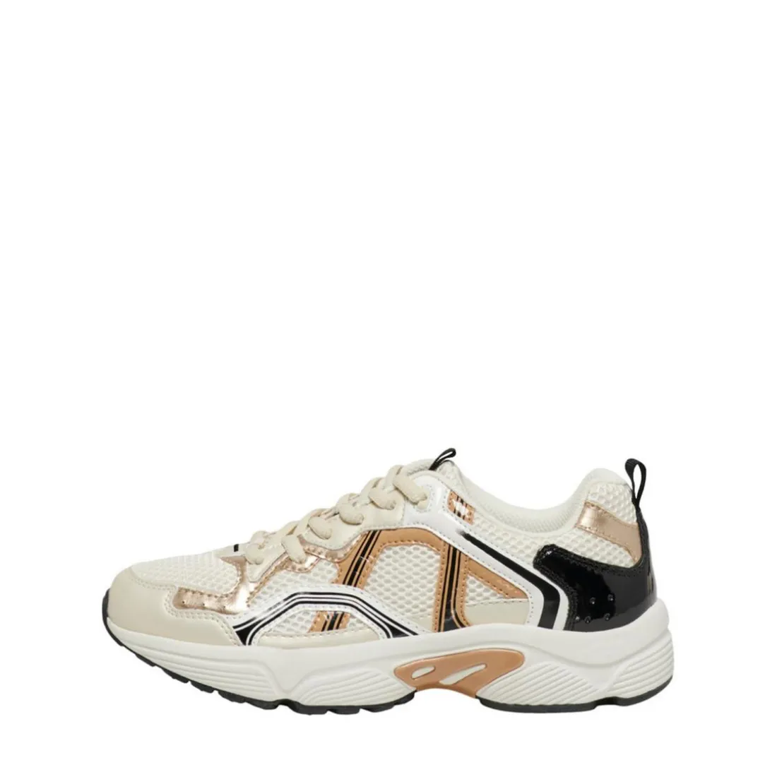 Baskets femme Bout rond beige