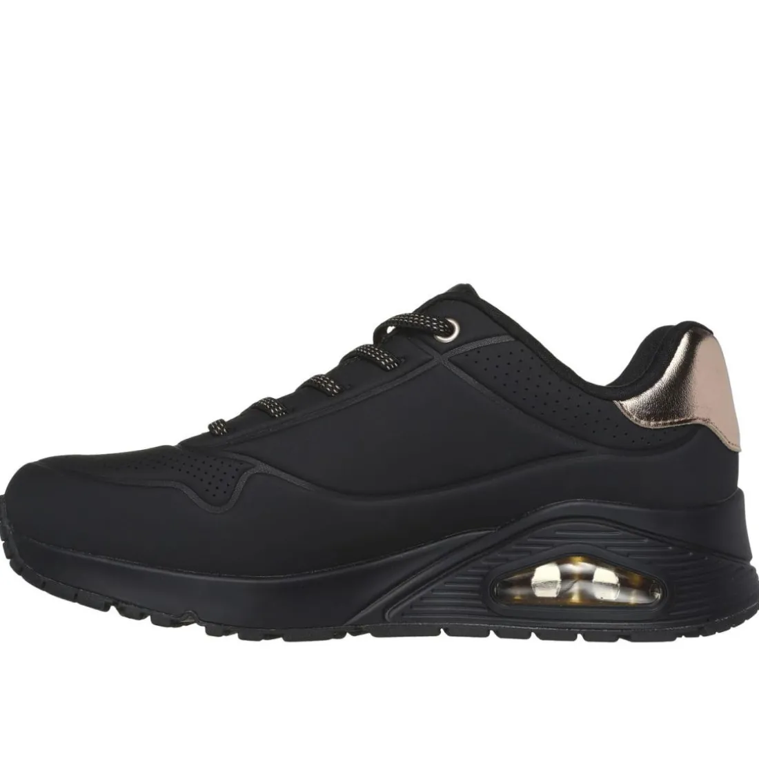 Baskets femme UNO - SHIMMER AWAY noir