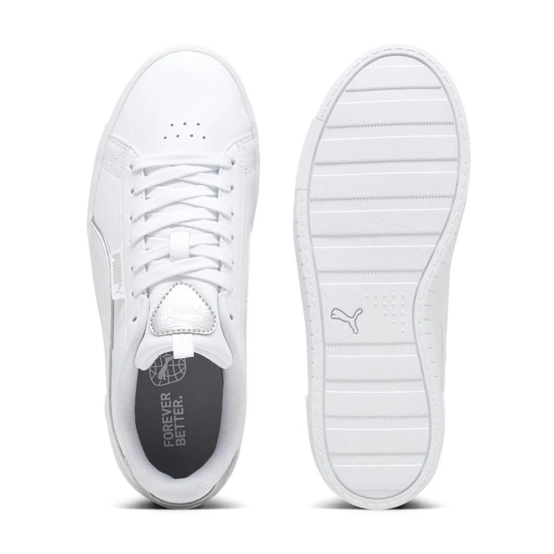 Baskets femme WNS JADA RENW POPMETAL blanc en cuir