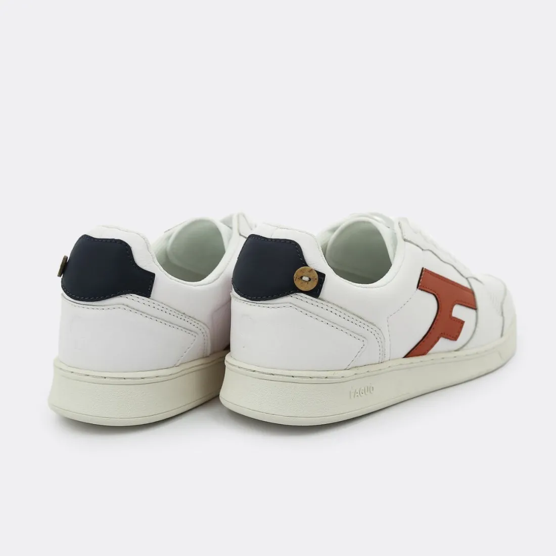Baskets HAZEL - cuir blanc