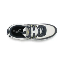 Baskets homme à lacet DOLPI blanc-gris blanc;gris