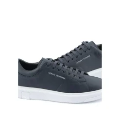 Baskets homme en cuir marine