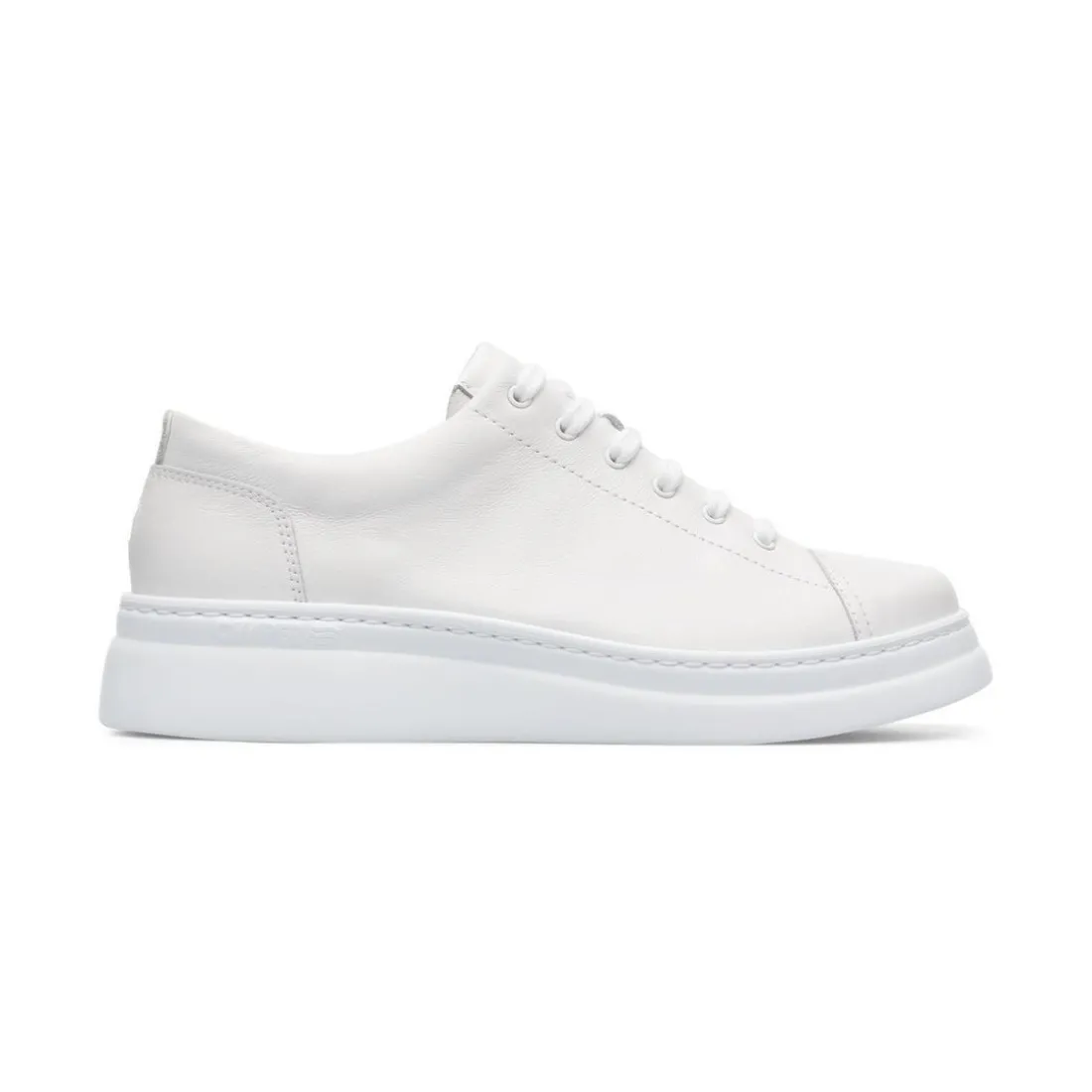 Baskets Runner blanc en cuir