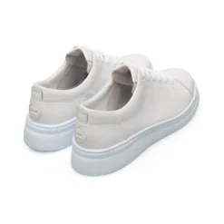 Baskets Runner blanc en cuir