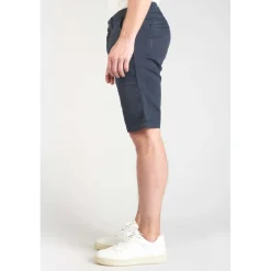 Bermuda chino Jogg Swoop bleu nuit blanc en coton