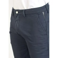 Bermuda chino Jogg Swoop bleu nuit blanc en coton