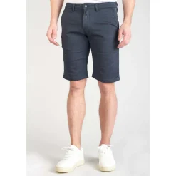 Bermuda chino Jogg Swoop bleu nuit blanc en coton