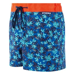 Bermuda de bain court homme Jungle Athena vert