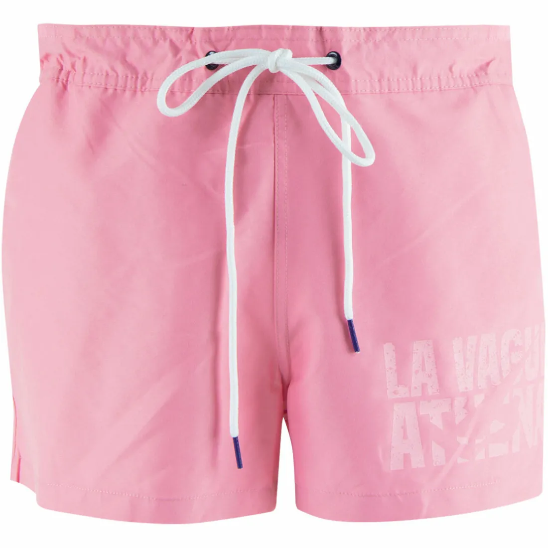 Bermuda de bain court homme Waves rose