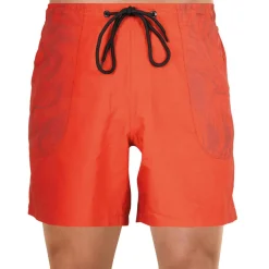Bermuda de bain homme Imprimé Traveler Athena rouge