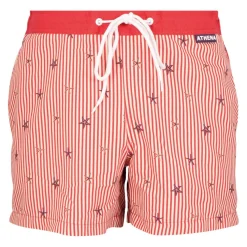 Bermuda de bain homme Summer Vibes Athena rouge