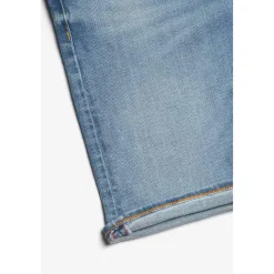 Bermuda garçon, en jeans Mike bleu délavé