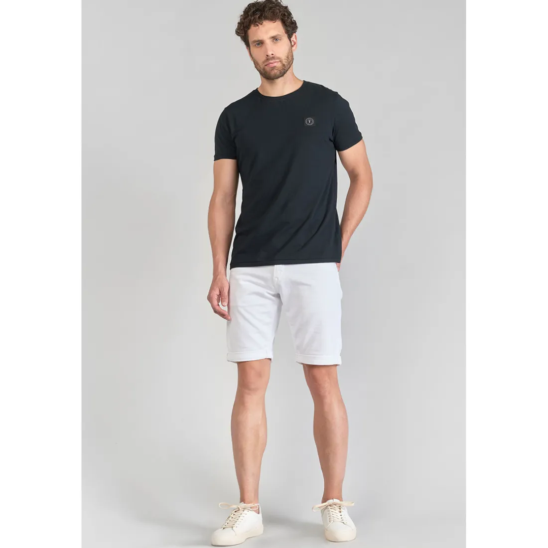 Bermuda Jogg Bodo blanc en coton