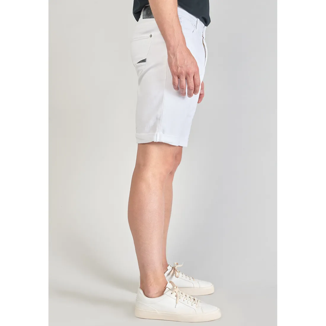 Bermuda Jogg Bodo blanc en coton