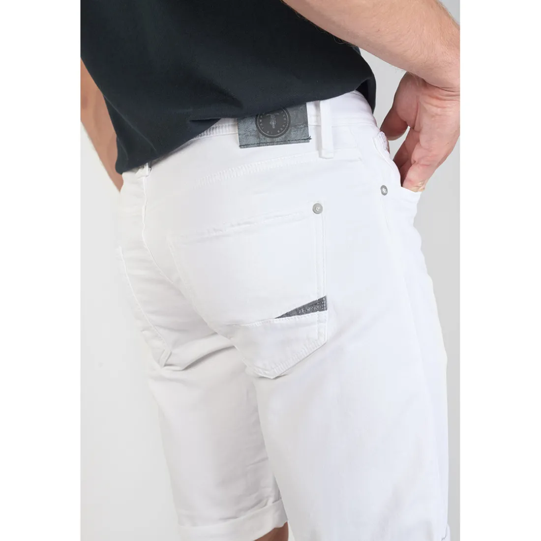 Bermuda Jogg Bodo blanc en coton