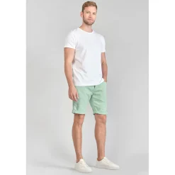 Bermuda Jogg Bodo vert d'eau en coton