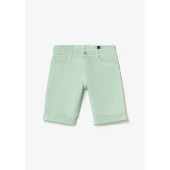 Bermuda Jogg Bodo vert d'eau en coton