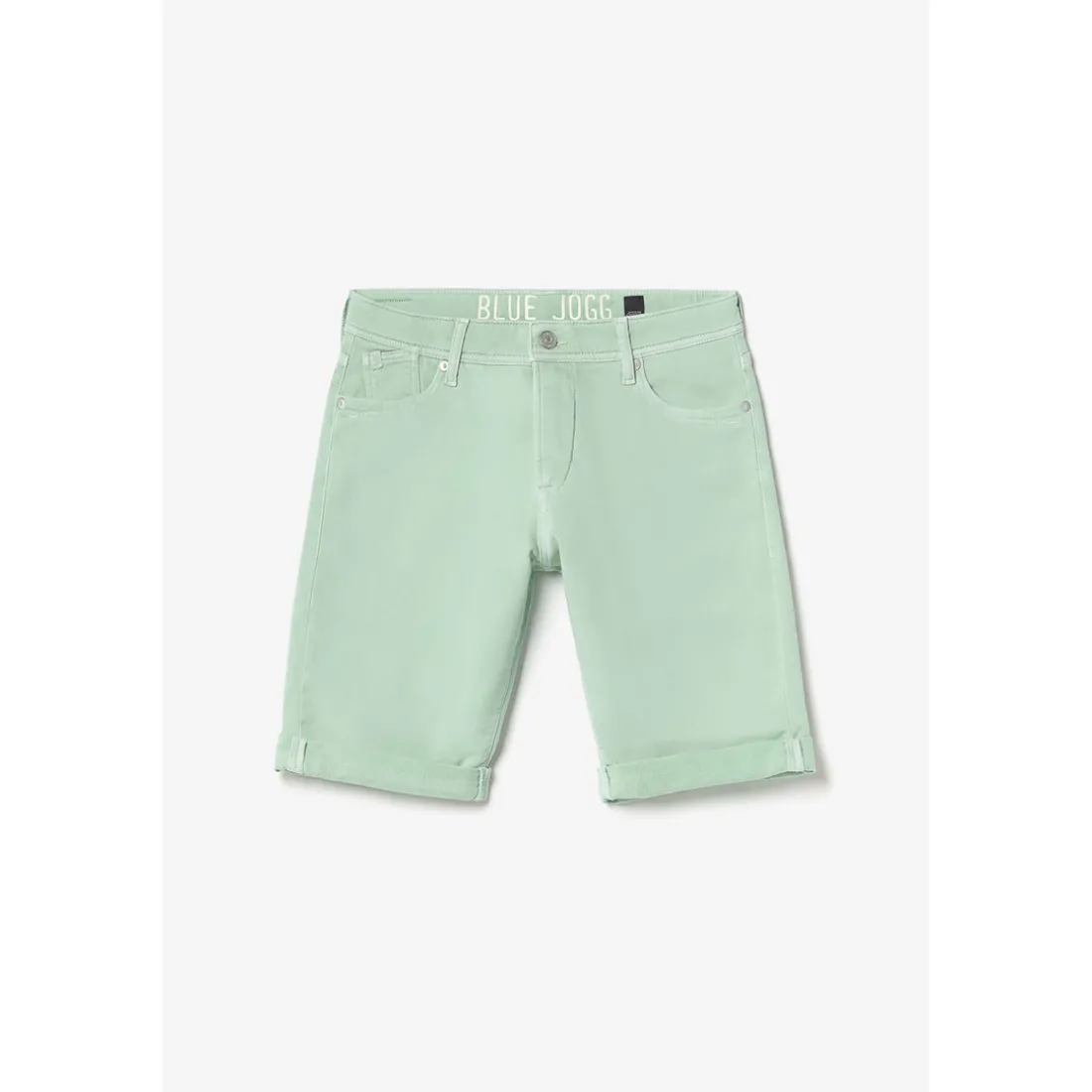 Bermuda Jogg Bodo vert d'eau en coton