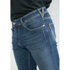Bermuda Jogg Ed bleu délavé en coton