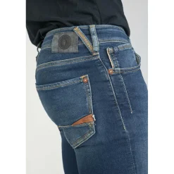 Bermuda Jogg Ed bleu délavé en coton