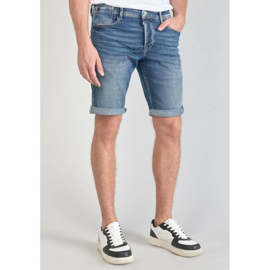 Bermuda Laredo en jeans bleu moyen