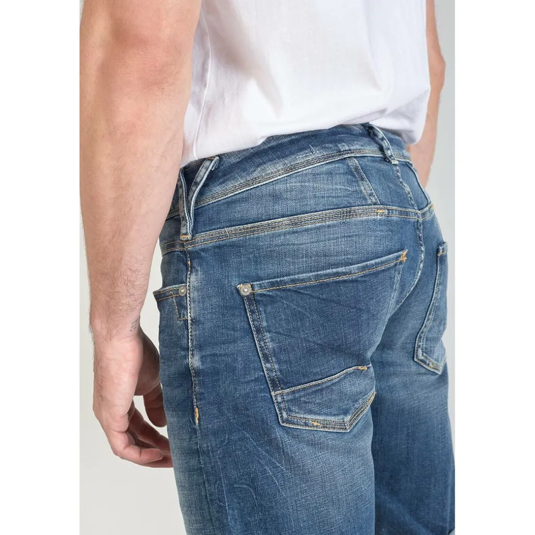 Bermuda Laredo en jeans bleu moyen