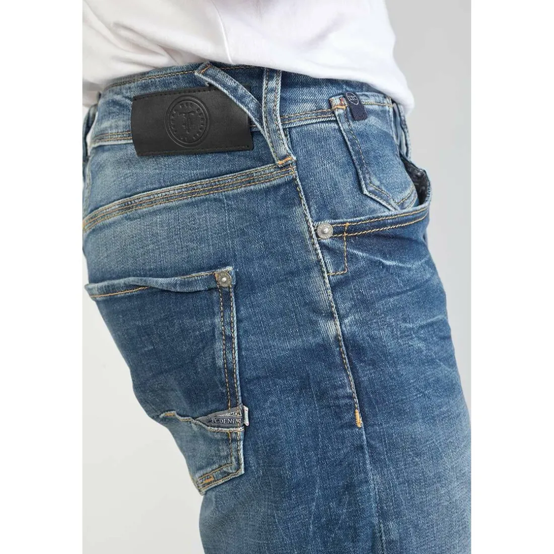 Bermuda Laredo en jeans bleu moyen