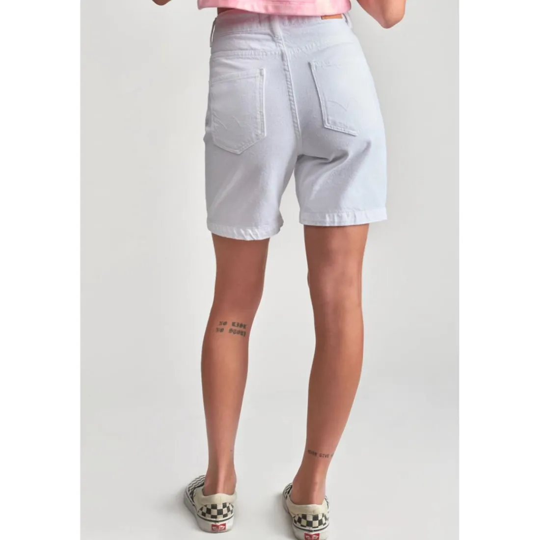Bermuda short en jeans fille THILO blanc Léna Xena