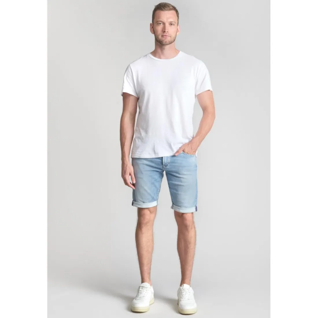 Bermuda short en jeans JOGG bleu Zeke