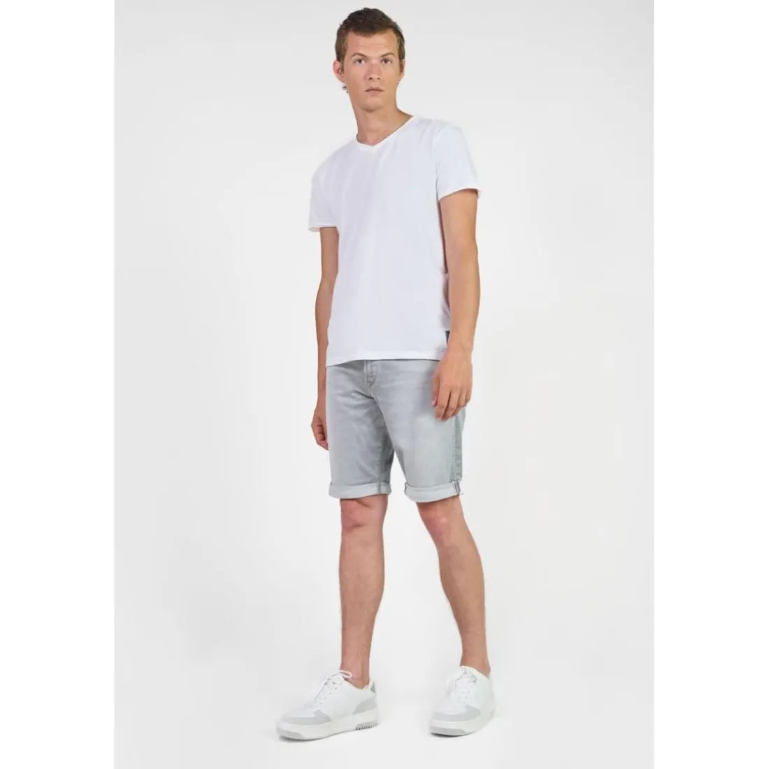 Bermuda short en jeans JOGG gris Aiden