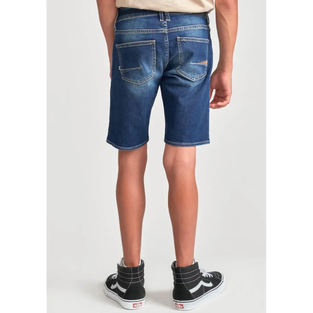 Bermuda short garçon, en jeans MIKE bleu Zane