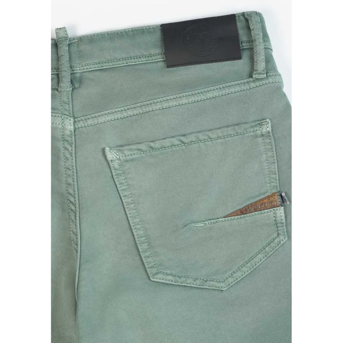 Bermuda short garçon, JOGG vert Eben en coton