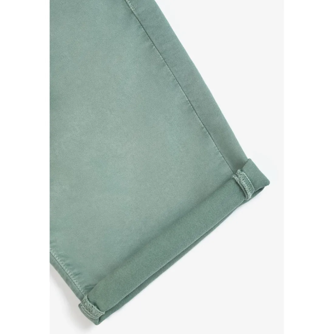 Bermuda short garçon, JOGG vert Eben en coton