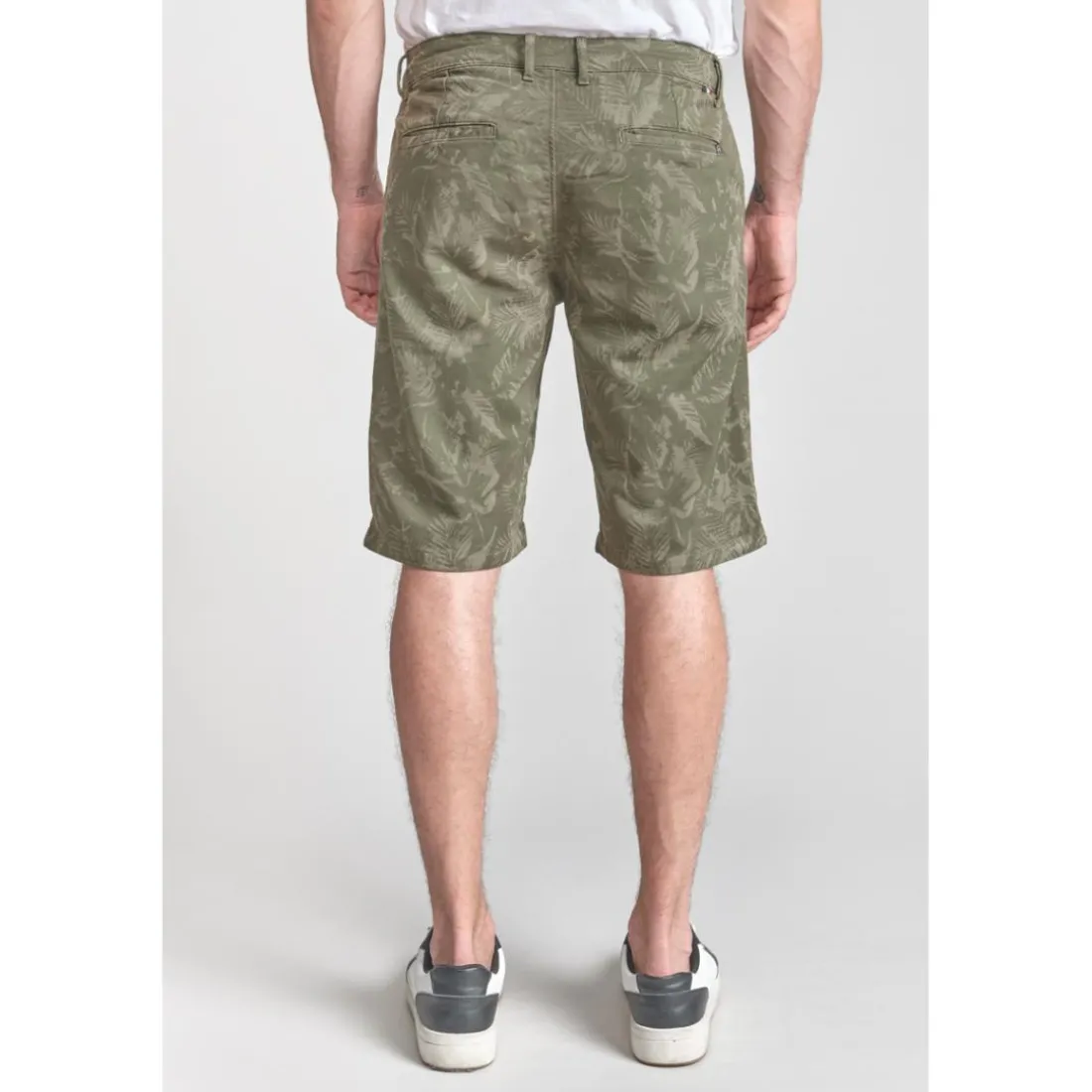 Bermuda short JOGG kaki Xeno en coton